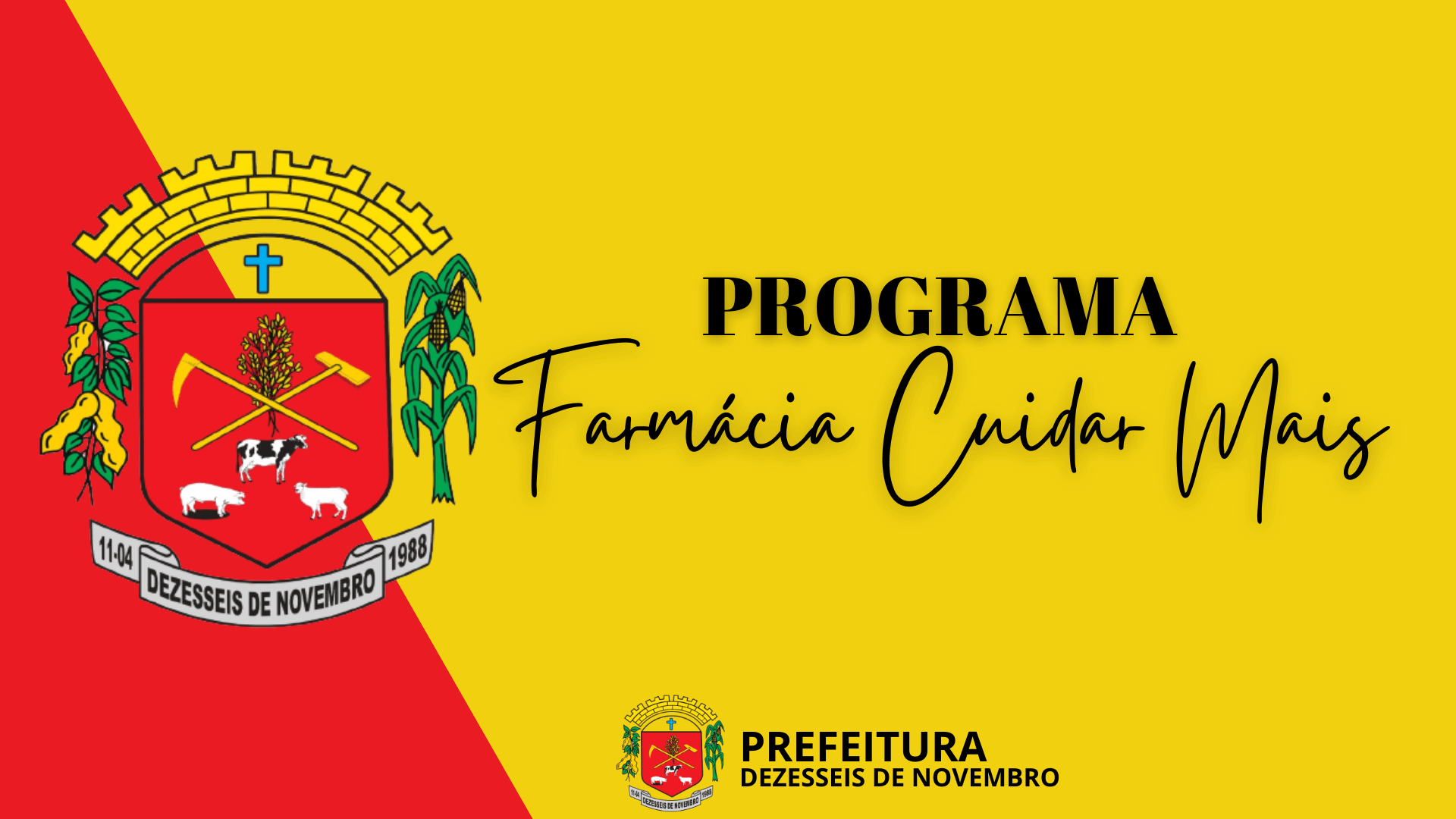 PROGRAMA FARMACIA CUIDAR MAIS.